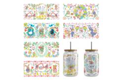 China Single Use Christmas UV DTF Cup Wrap Transfers Custom UV Transfer Stickers supplier