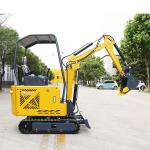 Garden Mini Digger Greenhouse Micro Bagger Vegetable Greenhouses Small 0.8ton Mini Compact Excavator for sale