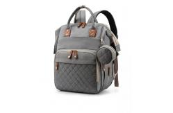 China Exquisite Silk Screen Print Mommy Diaper Bag Custom Geometric Full Printing supplier