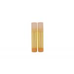 3.5g Plastic Empty Mini Unique Lip Balm Containers Orange Slim Lip Balm Tubes for sale
