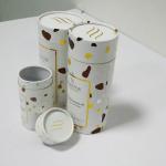 Customizable Design Perfume Paper Tube Packaging With Bottle Matt Lamination