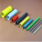 Colourful Hollow Fiberglass Tube  Smooth Treatment Fiberglass Mortar Tube for sale