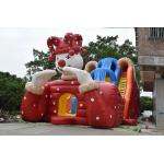 Commericlal Giant Inflatable High Dry Slide Circus Clown Eco - Friendly