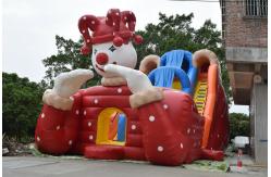 China Commericlal Giant Inflatable High Dry Slide Circus Clown Eco - Friendly supplier