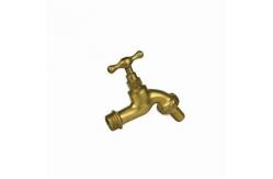 China DN15 DN20 Pipeline Taps Male Thread Bath Bib Taps With Nozzel supplier