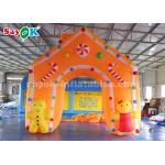 C4*4m Oxford Fabric Inflatable Christmas Archway For Holiday Decorations for sale