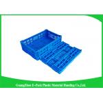 Agriculture Folding Plastic Crates Storage Fruit 60L PP 30kg Eco-Friendly