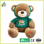CE 30cm Plush Teddy Bear Reinforced Stitching With Hoodie for sale