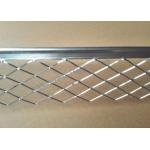 5cm Diamond Mesh  Wing Galvanized Corner Bead 2.8m Length 12*25mm Hole for sale