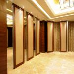 Restaurant Dinning Room Folding Partition Wall / Movable Sliding Gate 65mm for sale