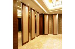 China Commercial Folding Partition Doors / Melamine Board Movable Wall Partitions supplier