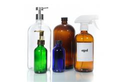 China 1oz 2oz 3oz Frosted Glass Lotion Bottles Boston Diffuser supplier