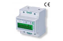 China IoT Digital Single Phase Din Rail Energy Meter Solar Power Dual Tariff Meter supplier