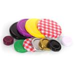                 Factory Price Bottle Seal 38mm Neck Glass Honey Containers Sealed Metal Tinplate Lug Caps              for sale