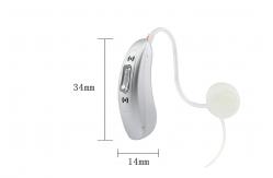 China FDA Rechargeable Bluetooth Hearing Aids Silver Sound Amplifier For Elderly supplier