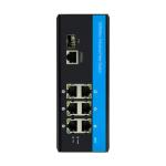 Managed Gigabit Ethernet Switch 2.5G Fiber Din Rail DC12V Support CLI SNMP ERPS for sale