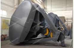 China 27/24cbm Mechanical Clamshell Grab Hardox 500  Nm500 Material Customized supplier
