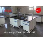 Fire Resistant Chemistry Lab Workbench Lab Benches with Chemical Resistant Laminate and Multiple Cabinets for sale