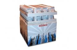 China Full Sized Cardboard Pallet Display Recycled Litho Graphic Printed supplier