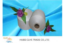 China Bright Ring Spun Polyester Yarn On Plastic / Paper Cone With 100% Virgin supplier