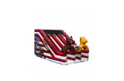 China Happy Joy Factory Kids Double Lane Slip And Slide For Rentals supplier