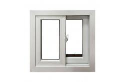 China White UPVC Frame PVC Sliding Window Heat Insulation Soundproof Vinyl Sliding Windows supplier