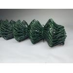 Green Chain Link Fencing Fabric PVC Coated 9 Gauge 4ft X 50ft Galvanized for sale