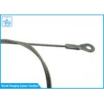 Steel Wire Rope Assembly With Sling Soft Eye & Eye For Door Stop With Handle for sale