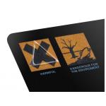 25mm Diameter Triangle Shrink Sleeve Labels Transparent Stickers / Tactile Warning Labels for sale