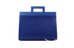 China Button And Soft Leather Handle 40*31cm Felt Handbag supplier