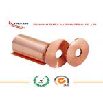 Copper Metal Sheet 0.1mm * 56mm Pure Copper Foil Climate-hardiness for sale