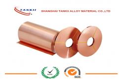 China Copper Metal Sheet 0.1mm * 56mm Pure Copper Foil Climate-hardiness supplier
