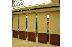 China Conference Room Operable Banquet Hall Movable Soundproof Melamine 65 mm Partitions Walls supplier