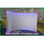 Inflatable Led Photo Booth Exhibition Instant Photo Booth With Internal Fan Partition Use