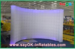 China Inflatable Led Photo Booth Exhibition Instant Photo Booth With Internal Fan Partition Use supplier