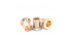 China Customized Lathe Machine Central Spare Brass Ra3.2 CNC Milling Parts supplier
