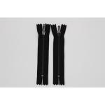 Customized Fashion Small Size Purse Zippers 2 # Black Tape Gunmetal Teeth for sale