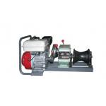 Power Construction Electric Cable Puller / Portable Electric Winch Stable Performance for sale