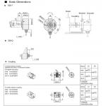IP68 10mm 3600ppr Solid Shaft Incremental Encoder