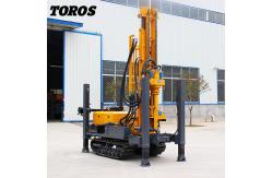 China TOROS Power Diesel Hydraulic Crawler Drilling Rig With YUCHAI Engine supplier