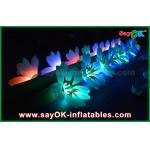 Large Inflatable Lighting Decoration Inflatable Wedding Flower Chain WIth LED Light For Decoration for sale