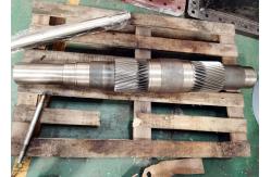 China SAE 4340 Steel Doubel Helical Gear Shaft 8 Module Helical Pinion Shaft supplier