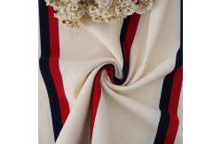 China Breathable And Skin-friendly And Soft Striped Knit Fabric For Tracksuit supplier