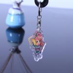Manufacturer Cartoon Pattern Printed Acrylic Keychains Caricatur Cartoon Character Cute Charm Acrylic Keychains