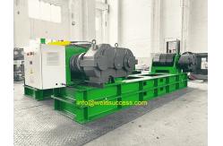 China 100T Tank Turning Rolls , Pipe Roller Stand With Wide PU Wheel Steel Band supplier