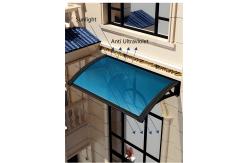 China Wall Mounted Window Canopy with Temperature Variance Resistance and Aluminum Profile Frame supplier