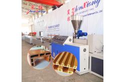 China Auto Plastic Profile Production Line Multi Shaped Wood Abs Plastic Extrusion supplier