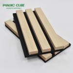 Edge to Edge 13mm Customized 26kg/pcs Soundproof Polyester Fiber Room Acoustic Panels for sale