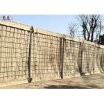 Army Defensive Hesco Barrier , Mesh Gabion Box Wall 4.0 Mm Spring Wire for sale