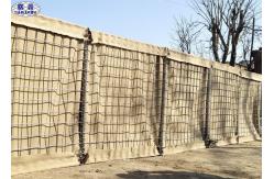 China Army Defensive Hesco Barrier , Mesh Gabion Box Wall 4.0 Mm Spring Wire supplier